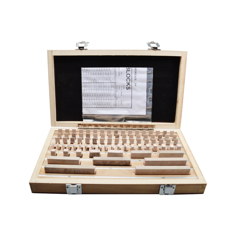 Slip Gauge Block Set 32PCS 38PCS 47PCS 83PCS 87PCS 103PCS 112PCS 122PCS in Stock