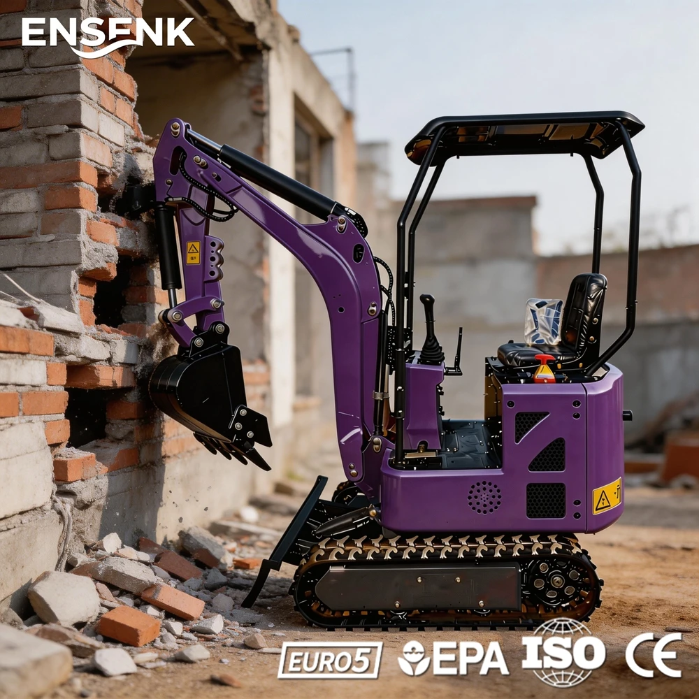 

1.2Ton Mini Excavator With Attachments Construction Equipment For Garten Retroexcavadoras Fast Delivery China