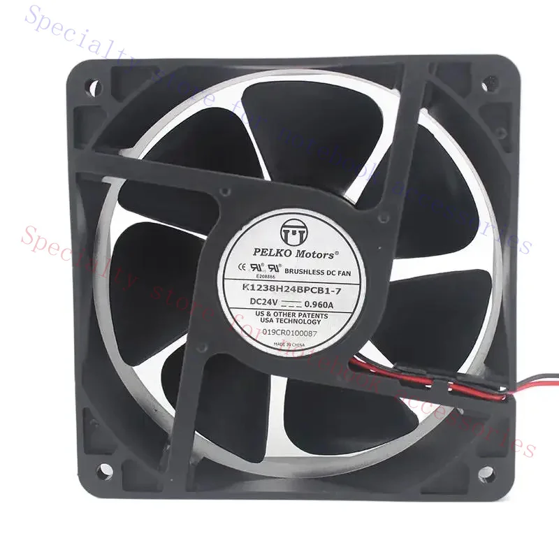 AAA+ For Pelko Motors K1238H24BPCB1-7 DC 24V 0.96A 12Cm 12038 120X120X38Mm Variable Frequency Cooling Fan
