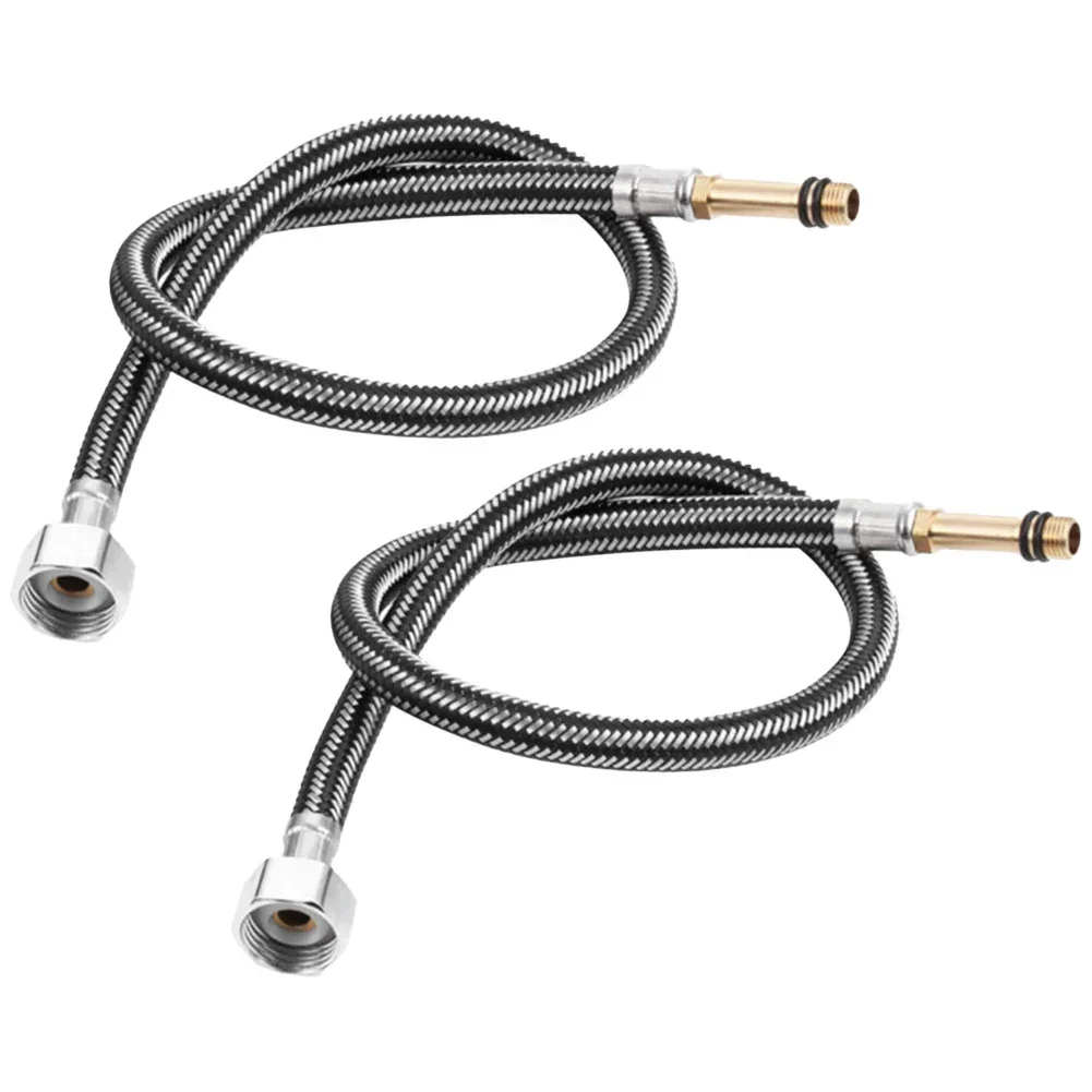Brightness Connectors Sink Corrosion Flexible Braided Tube Long Lasting Nylon Braided Aluminum Wire Application