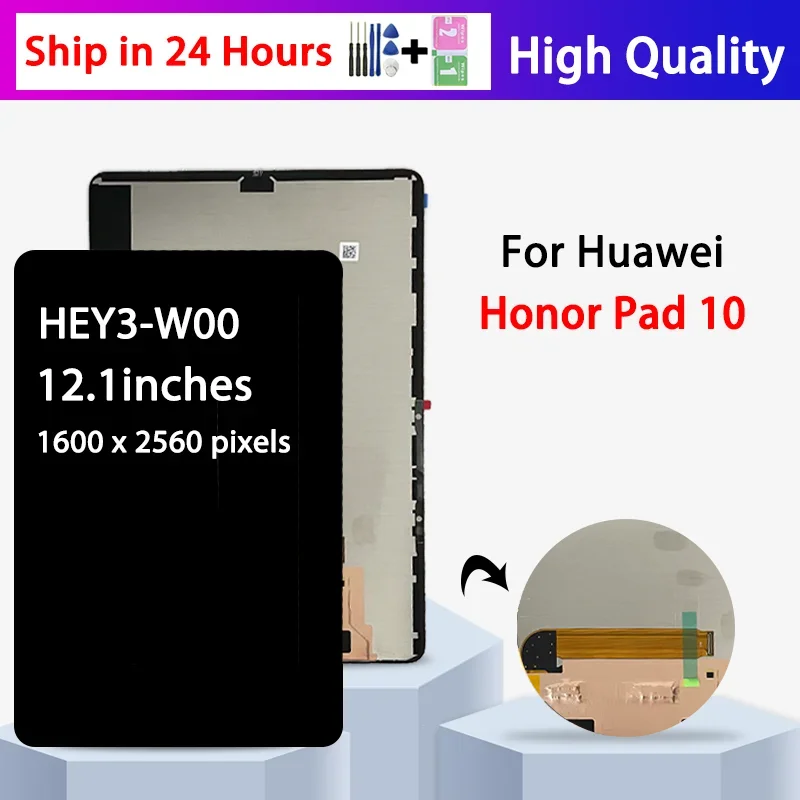 121“amoled-120hz-for-huawei-honor-pad-10-pad10-hey3-w00-lcd-display-touch-screen-digitizer-panel-assembly