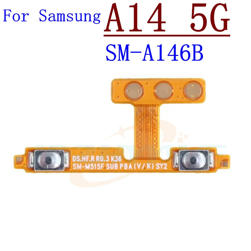 Volume Power Switch On Off Button Key Ribbon Flex Cable For Samsung Galaxy A04 A04s A04e A14 A24 A34 A54 5G