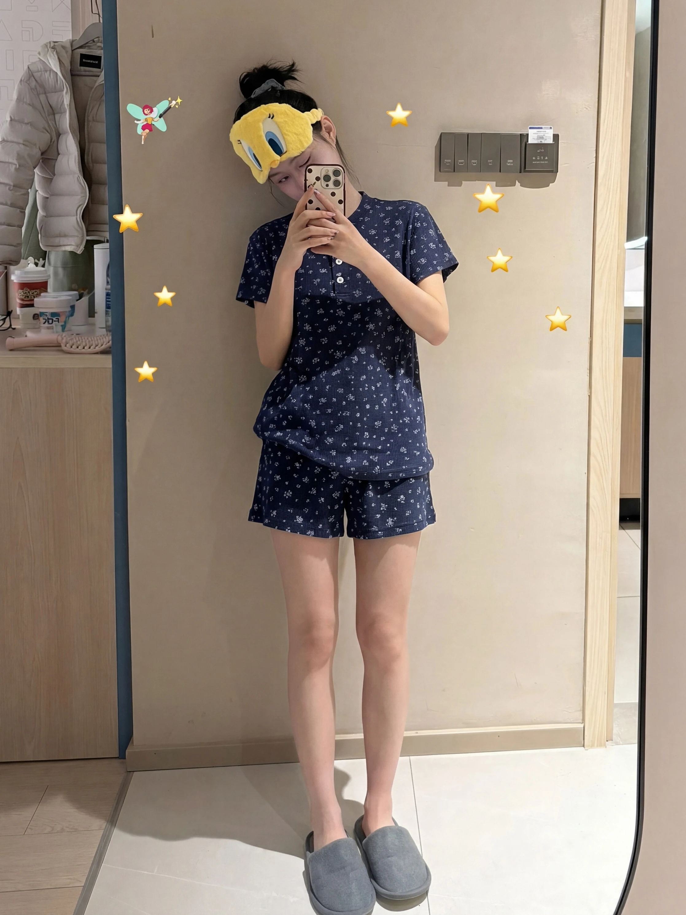 Korean Style Floral Print Short Sleeve Sleepwear Set Women's Summer Outfit Loose Fit Home Clothes plus Size Shorts And Pants