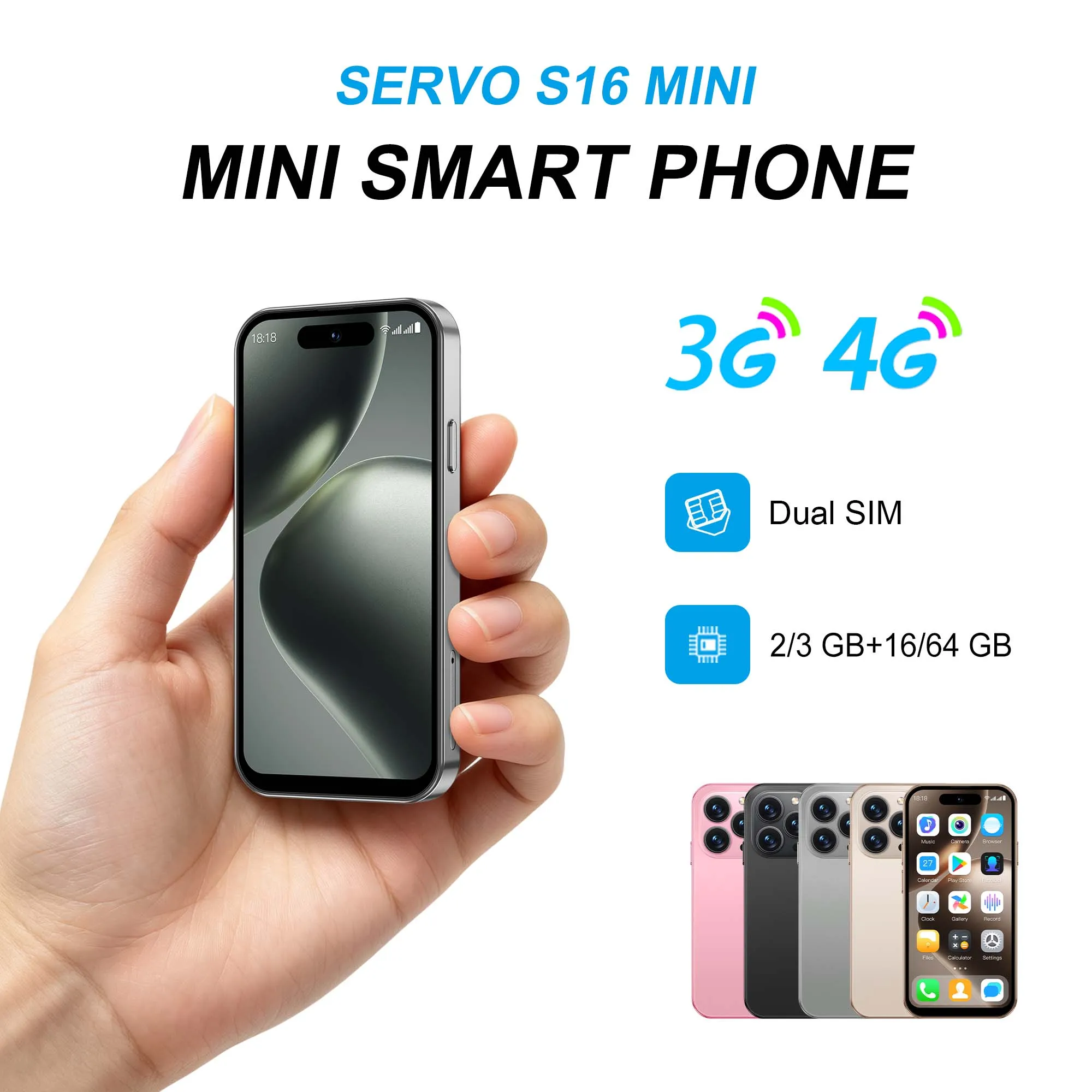 SERVO S16 Mini Smartphone 3.9