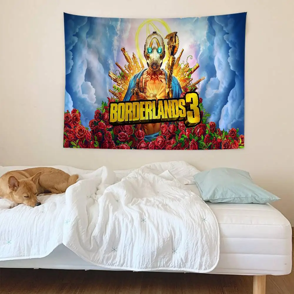 لعبة B-borderlands-s 3 نسيج ملون للتعليق على الحائط التارو الهبي سجاد الحائط النوم جدار ديكور فني