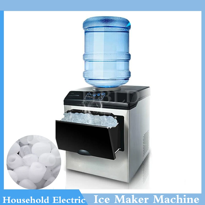 Milk Tea Shop Cube Ice Maker Restaurant Household Ice Block Forming Machine