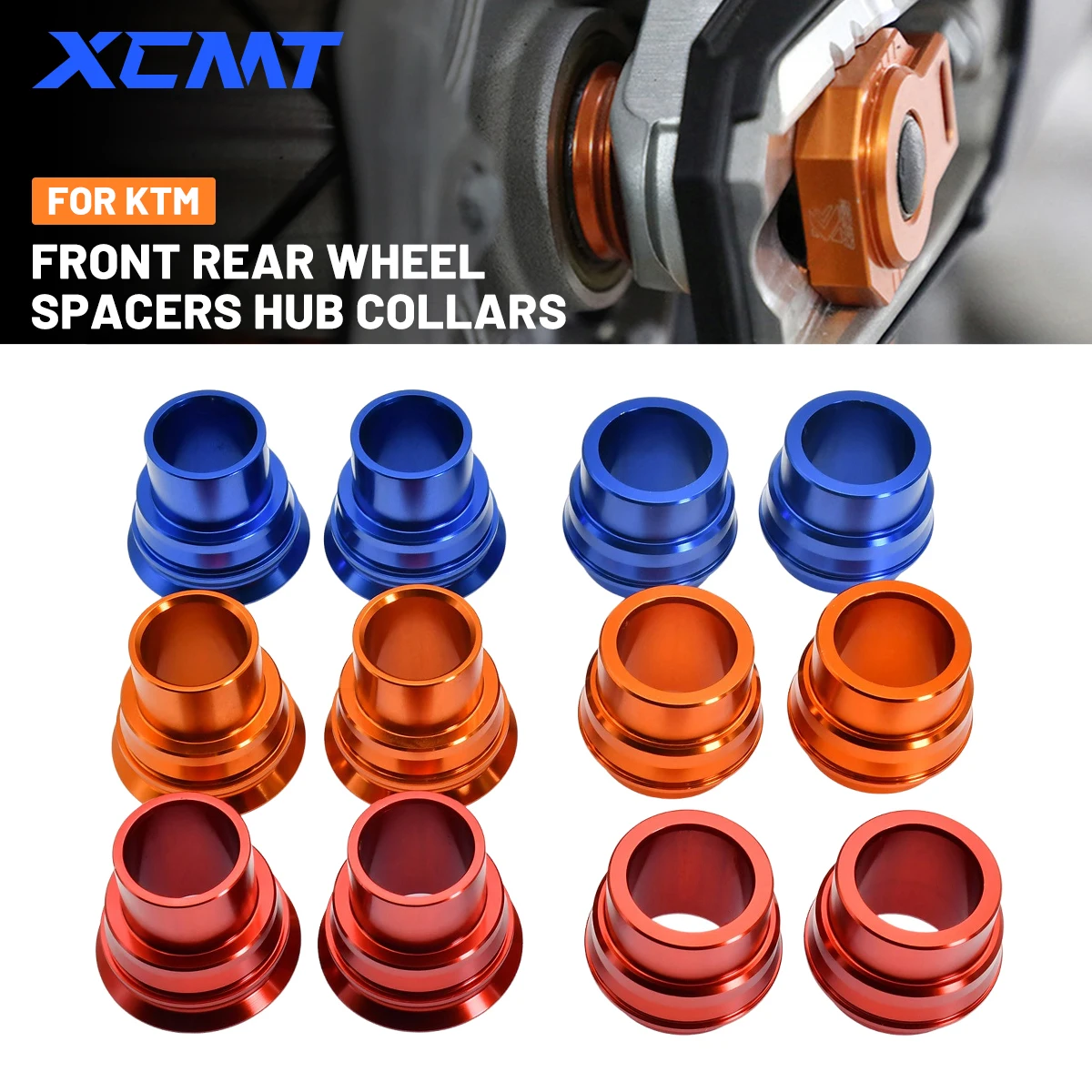 

For KTM SX SXF XC XCF EXC EXCF XCW 125 150 200 250 300 350 450 500 Motorcycle Wheel Front Rear Hub Spacer Accessories 2017-2024