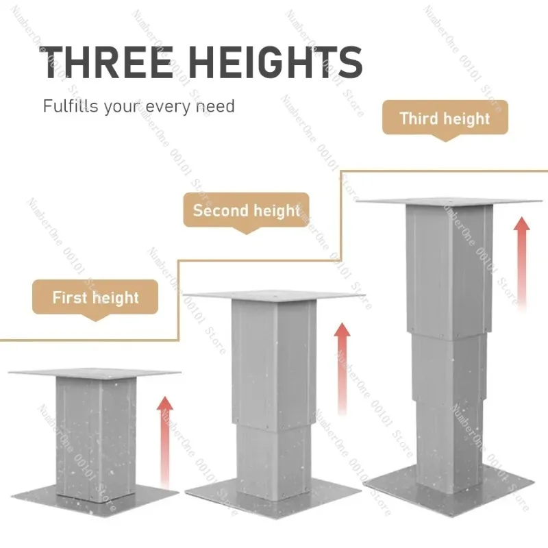24V DC Electric Tatami Lifting Table – Manual Height Adjustment, Remote Control, Lifting Height 310-670mm / 360-800mm