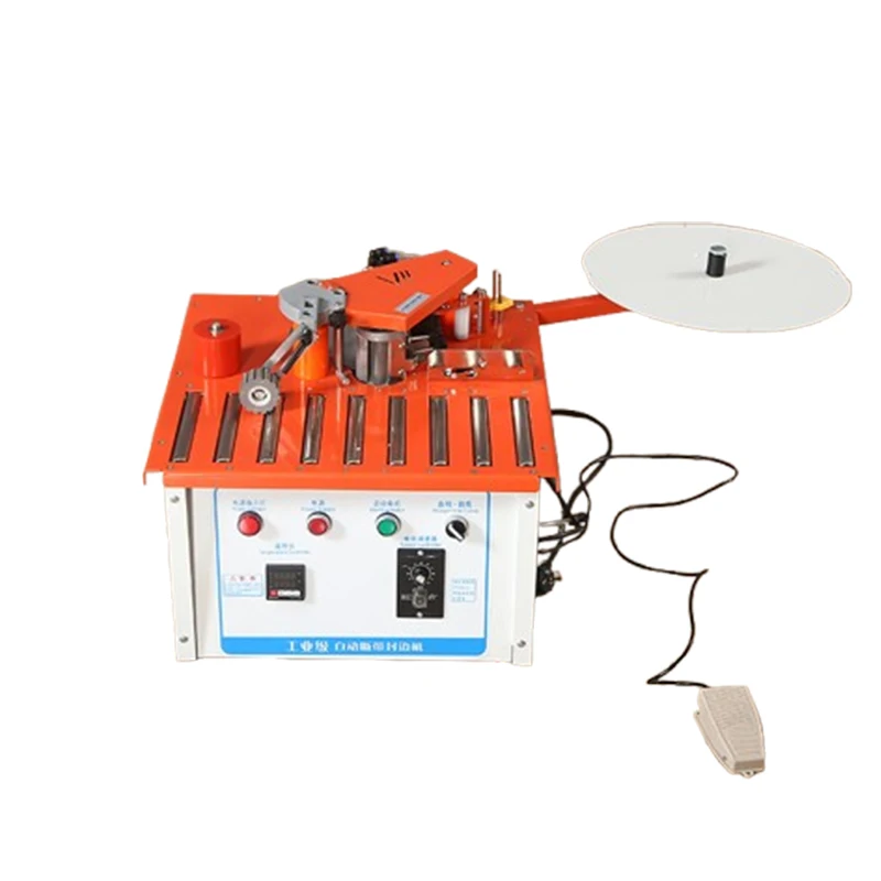 

Portable Mini Edge Banding Machine Sliding Table Furniture Repair with Manual Hand-Sealed Small Efficient Core Component Motor
