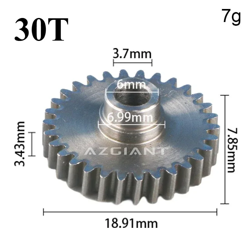 AZGIANT-Motor profesional de 30 dientes, accesorios de engranaje de engranaje de Metal, potencia de espejo plegable para coche para Subaru Forester 2019-2021, 1-10 Uds.