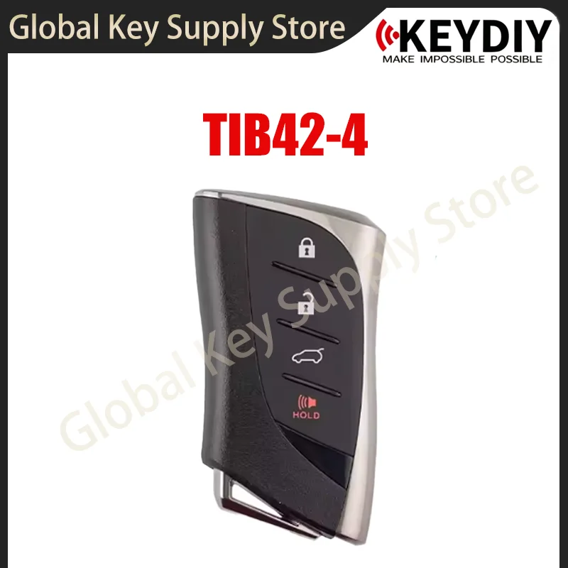 KEYDIY KD TIB42-4 Smart Remote Key Support 4D 8A Chip for Toyota Lexus Type