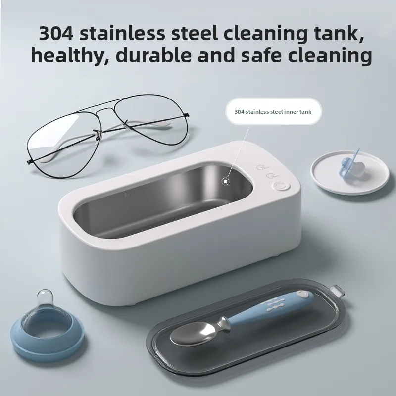 2025 جديد بالموجات فوق الصوتية الأنظف آلة تنظيف النظارات المنزلية ساعة مجوهرات الأنظف 110 فولت/220 فولت #1