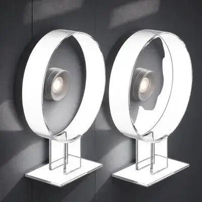 

2 Pcs Headband Display Stand Acrylic Hair Accessories Organizer Hoops Rack Clear Lightweight Durable Dustproof Space Saving
