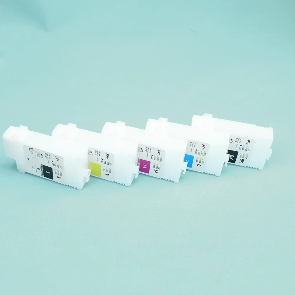 PFI102 Printer Ipf Kartrid Isi Ulang PFI 102 Kartrid Tinta Isi Ulang untuk Canon IPF500 IPF510 IPF600 IPF605 IPF610 IPF700 IPF710