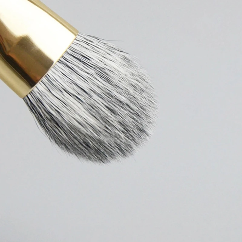 1Pcs Natürliche Haar Rouge Pinsel Gesicht Detail Schatten Make-Up Pinsel Ziege Haare Rouge Bronzer Pro Ätherisches Kosmetische Werkzeuge