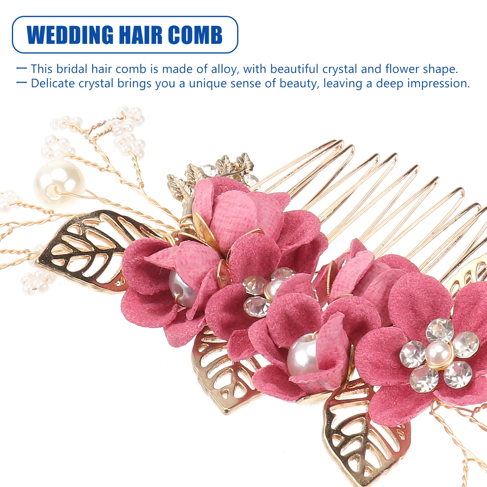 

Bridal Accessories Hair for Women Wedding Decor Jewelry Bride Decorative Combs Sequins Headpieces Tiaras