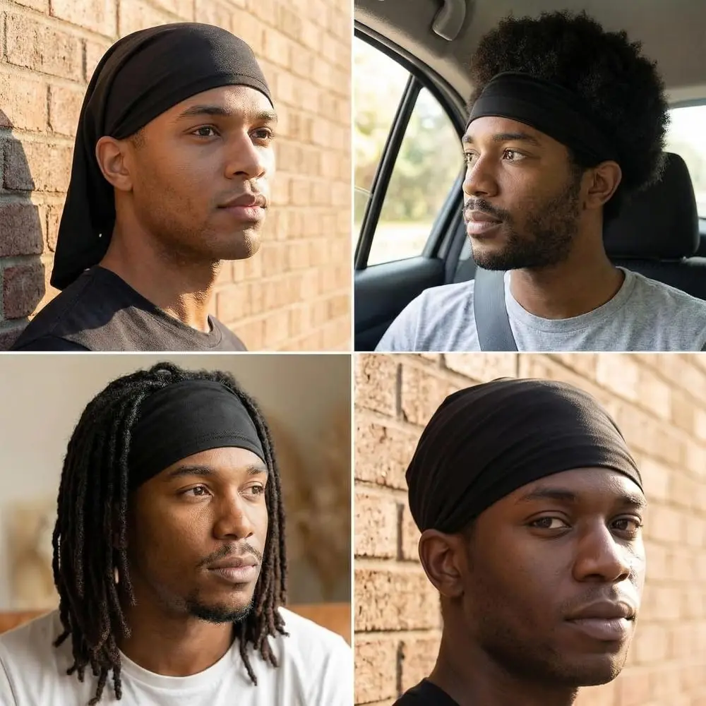 Comfortable Elastic Dreadlock Caps Breathable Unisex Loc Cap Stretchy Dreads Head Wrap Daily Wear