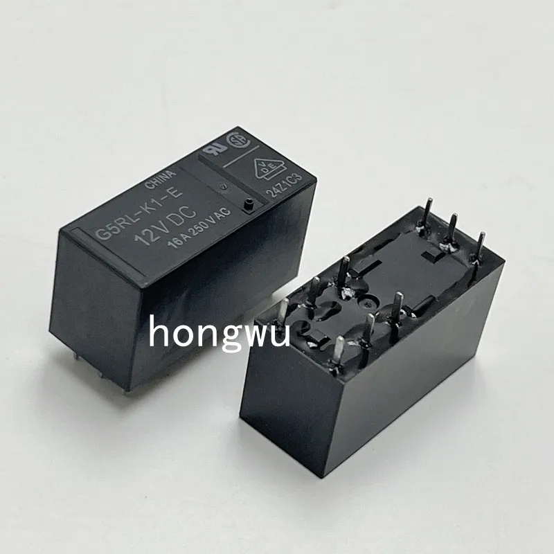 100% Original New 1PCS  G5RL-K1-E-12VDC  relay  16A  9pins