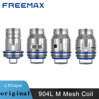 3pcs/pack Freemax 904L M Mesh Coil M1 M3 M4 0.15ohm M2 0.2ohm fit M Pro 2 Tank Electronic Cigarette Vaporizer for Maxus 200W Kit