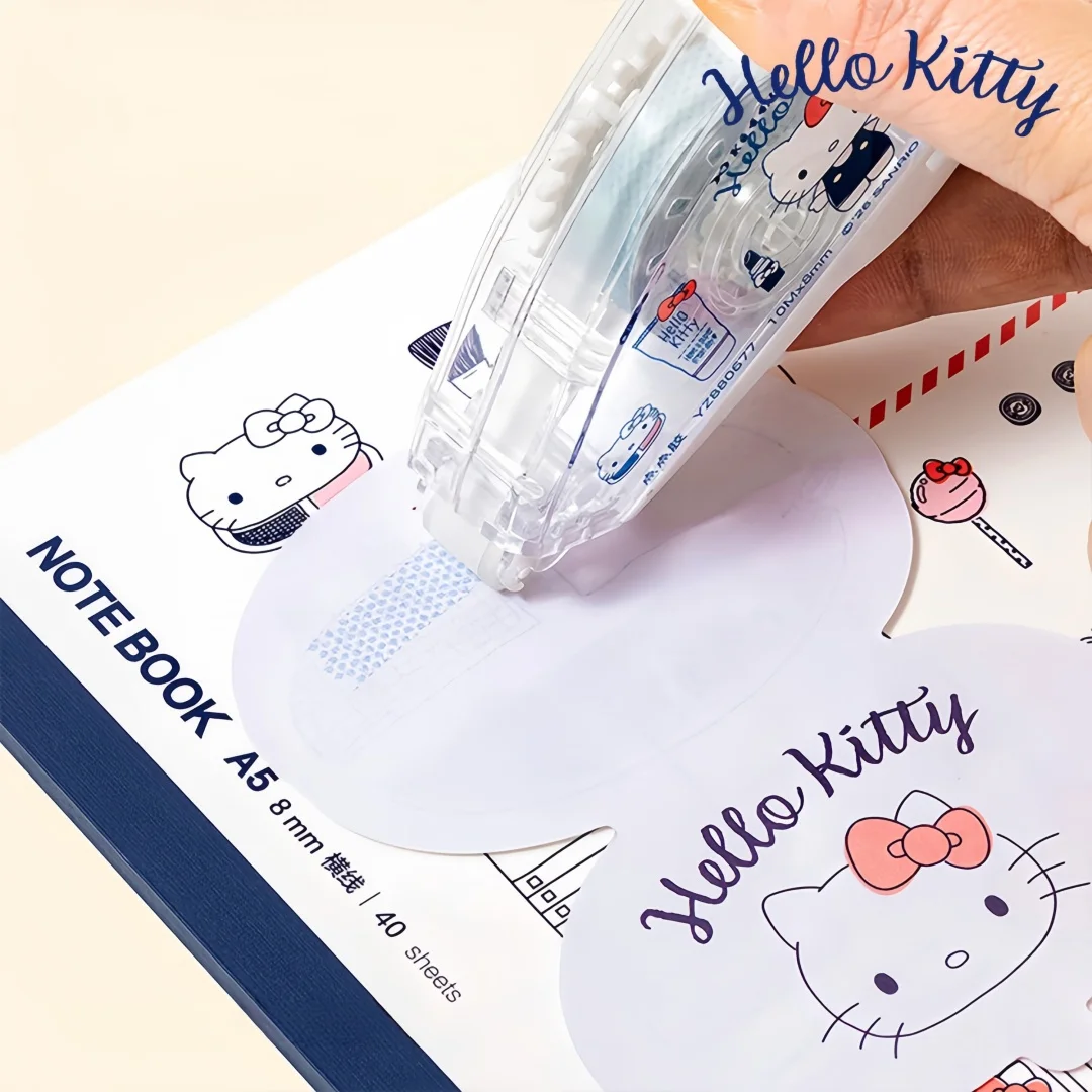 Genuine Hello Kitty Dot Glue, Erasable Dot Double‑Sided Adhesive, for Student Crafts & Journaling, Easily Corrected & Erasable