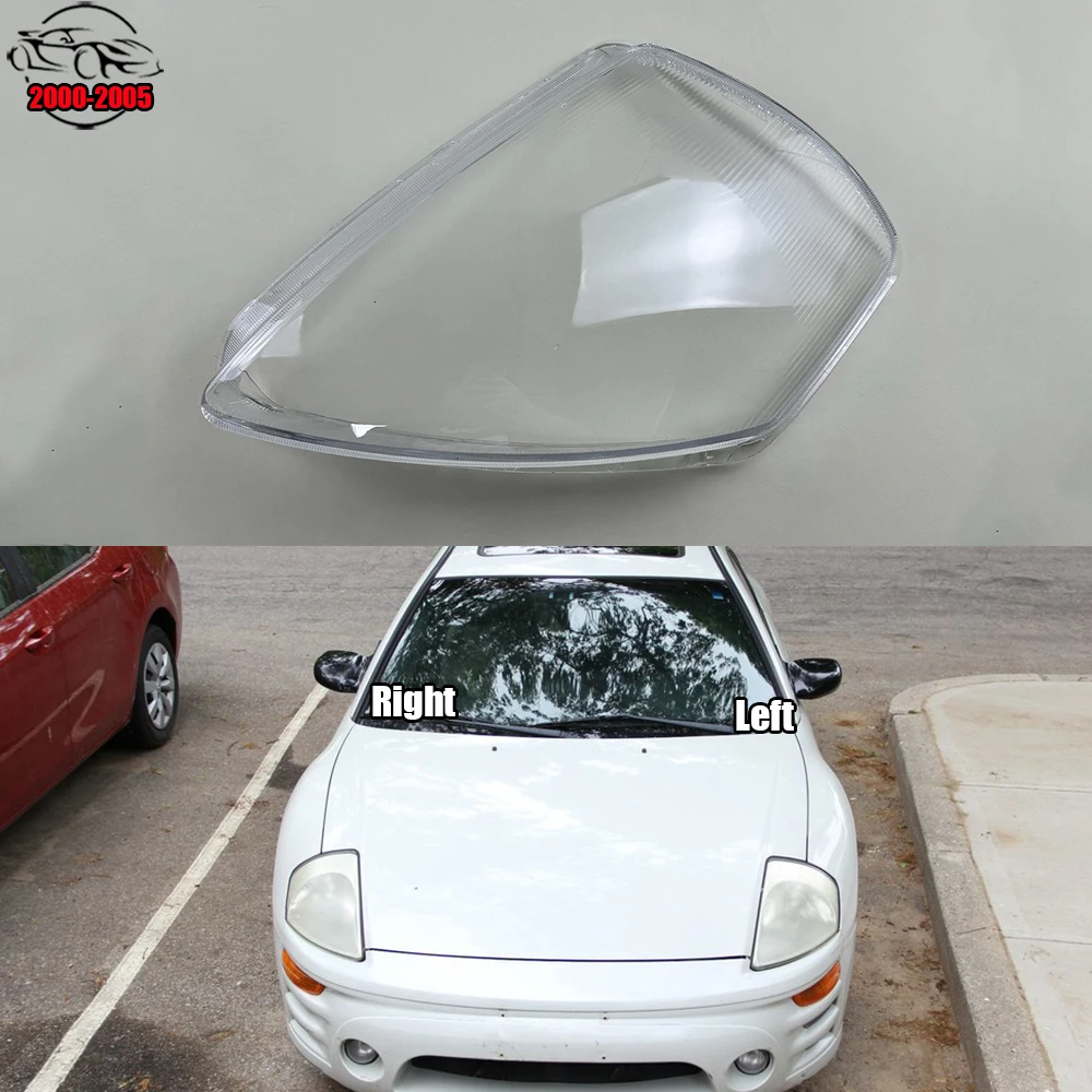 

For Mitsubishi Eclipse 2000-2005 Headlamp Lamp Cover Shell Headlight Cover Lampshade Lens Plexiglass Replace Original Lampshade
