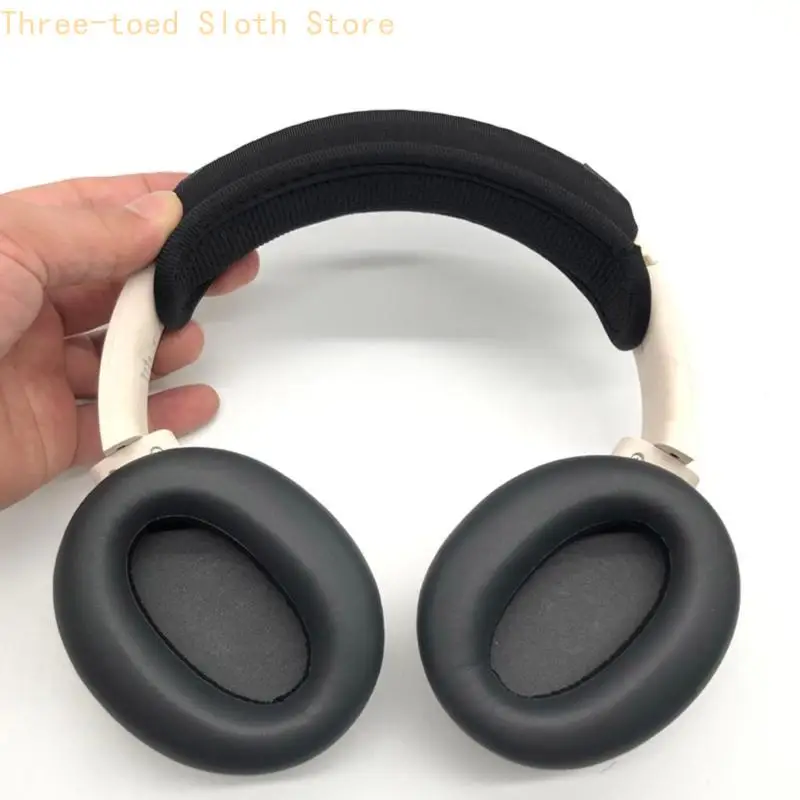 Bequemer Stoff-Stirnbandbezug für QC25 QC35II QC45 SOLO3, Schutz-Reißverschluss-Kissen, leicht zu wechseln und zu reinigen E74A – Detail 10