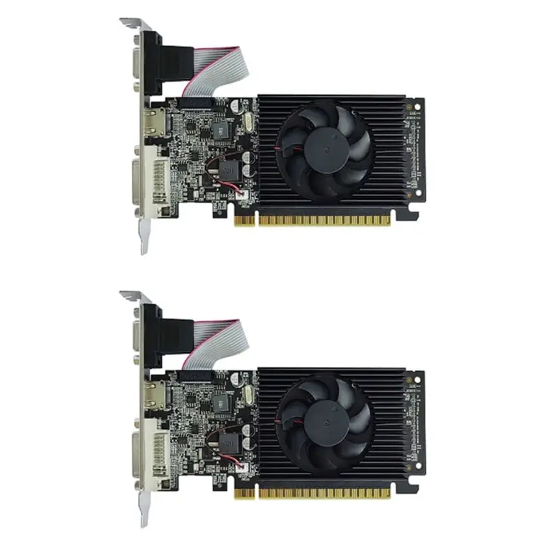 

A13E-GT210 1GB DDR3 64 Bit 2 PCS Discount Graphics Card PCIE 2.0 40Nm GPU VGA DVI Desktop Video Card