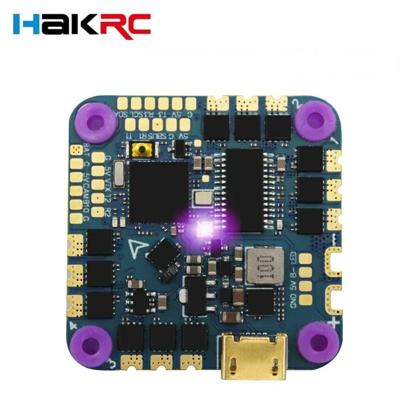 

HAKRC F4126 F411 AIO Flight Controller ICM42688 BLHELI_S 20A/40A ESC Built-in OSD Barometer Current Sensor 2-6S for RC FPV Drone