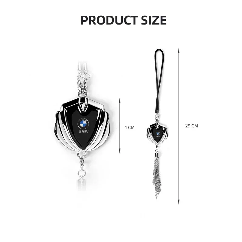 Car Pendant Metal Badge Rearview Mirror Hanging Ornament Decoration for BMW E46 E85 E60 F10 E39 F30 E36 F20 E87 E90 E70 X3 X5