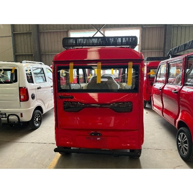 Newly Designed Enclosed Electric Tricycle; Spacious Interior, Seats 6 People.Customization Supported