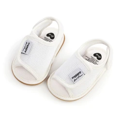 Neonate ragazzi sandali estate suola in gomma morbida Mesh Infant Toddler First Walkers scarpe Outdoor