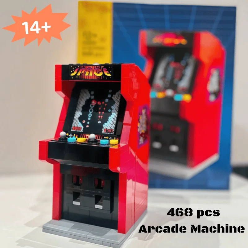 

Конструктор «Игровой автомат» в стиле ретро, 468 деталей, модель 40805, для подарков на день рождения и Рождество