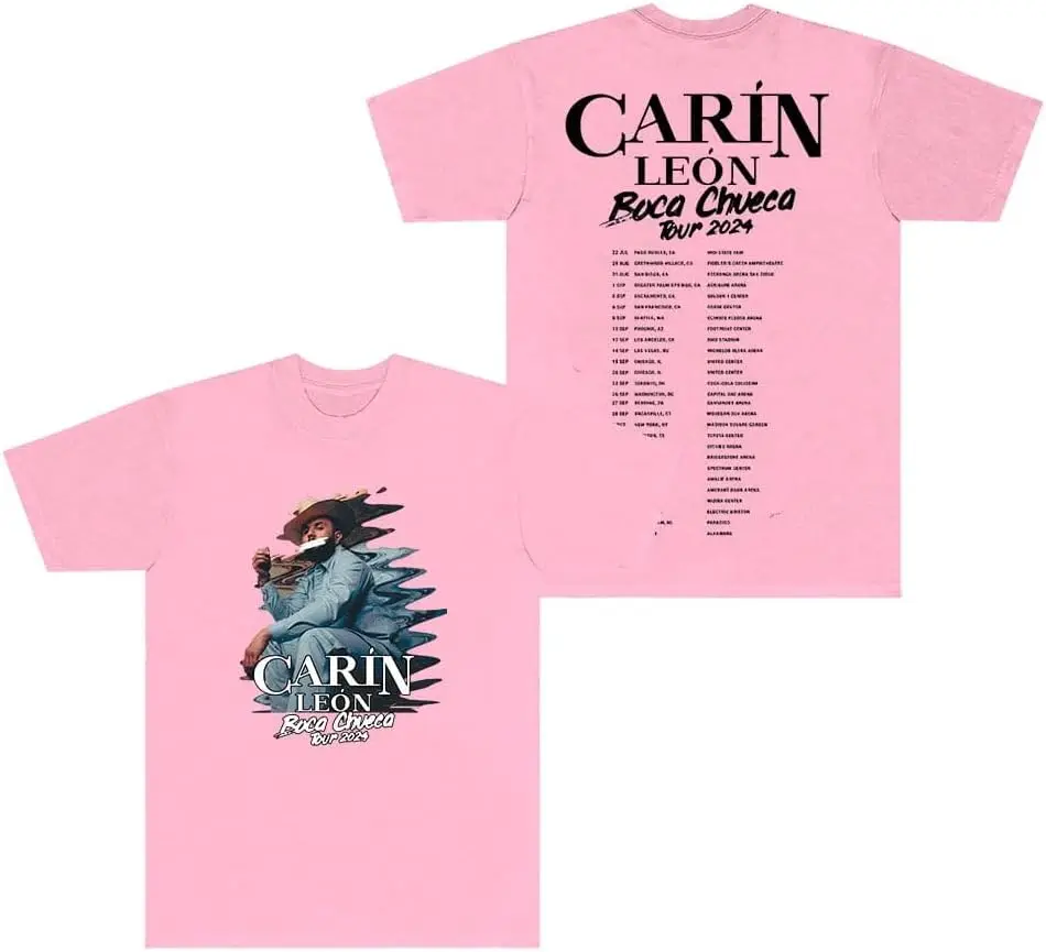 

Carin Leon Boca Chueca Tour 2024 Merch T-Shirt Women Men Crewneck Short Sleeve Fashion Tee