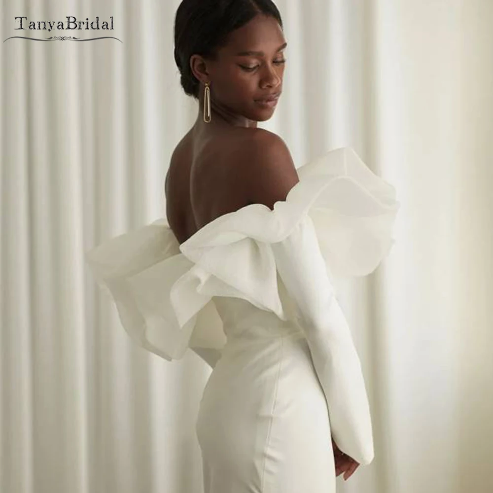 

Мягкие атласные пышные свадебные рукава из органзы, длинные облегающие очаровательные съемные свадебные перчатки без пальцев, шикарные DG226