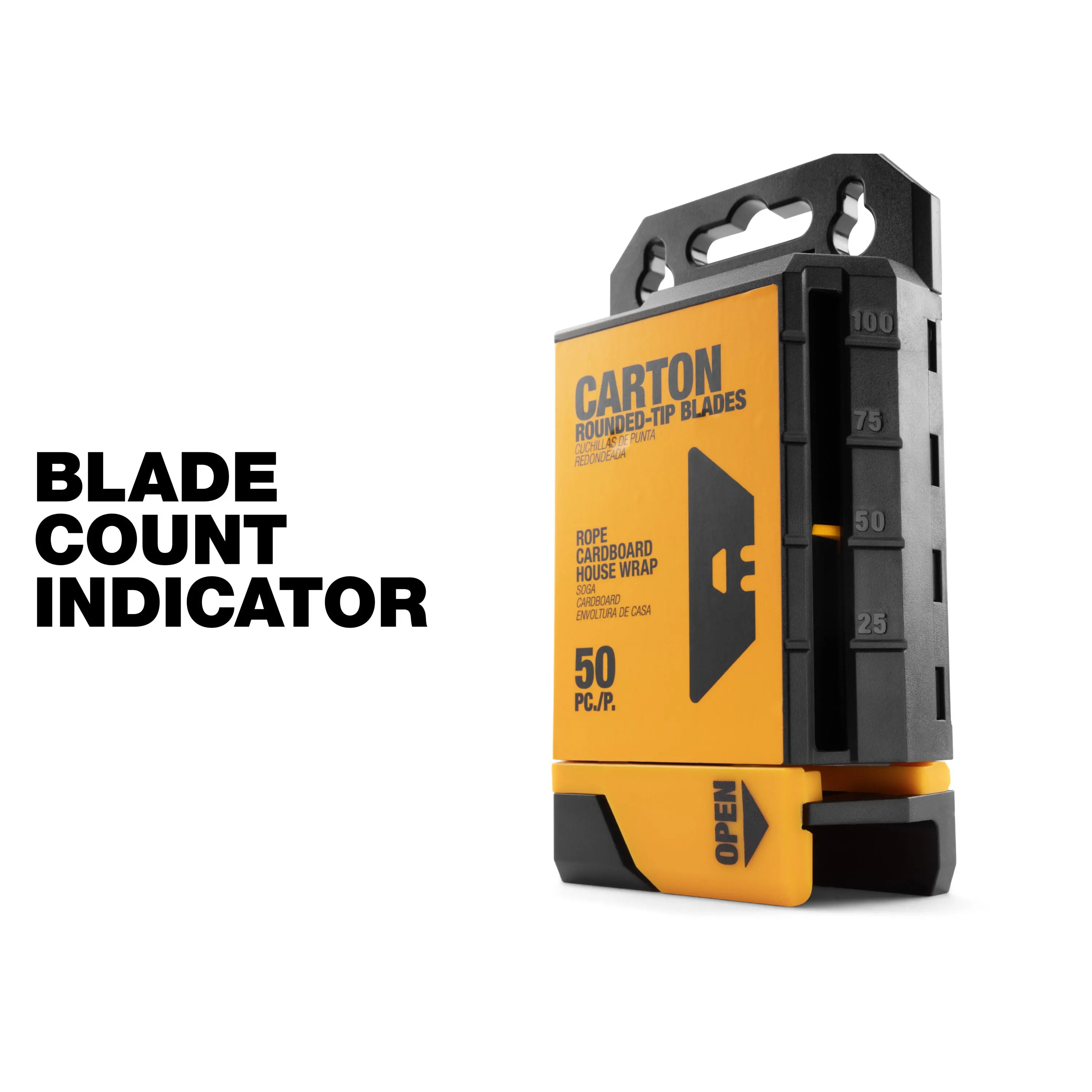 TOUGHBUILT TB-H4S50-14-50 Lame multiuso in cartone da 50 pezzi Accessori per utensili per coltello multiuso