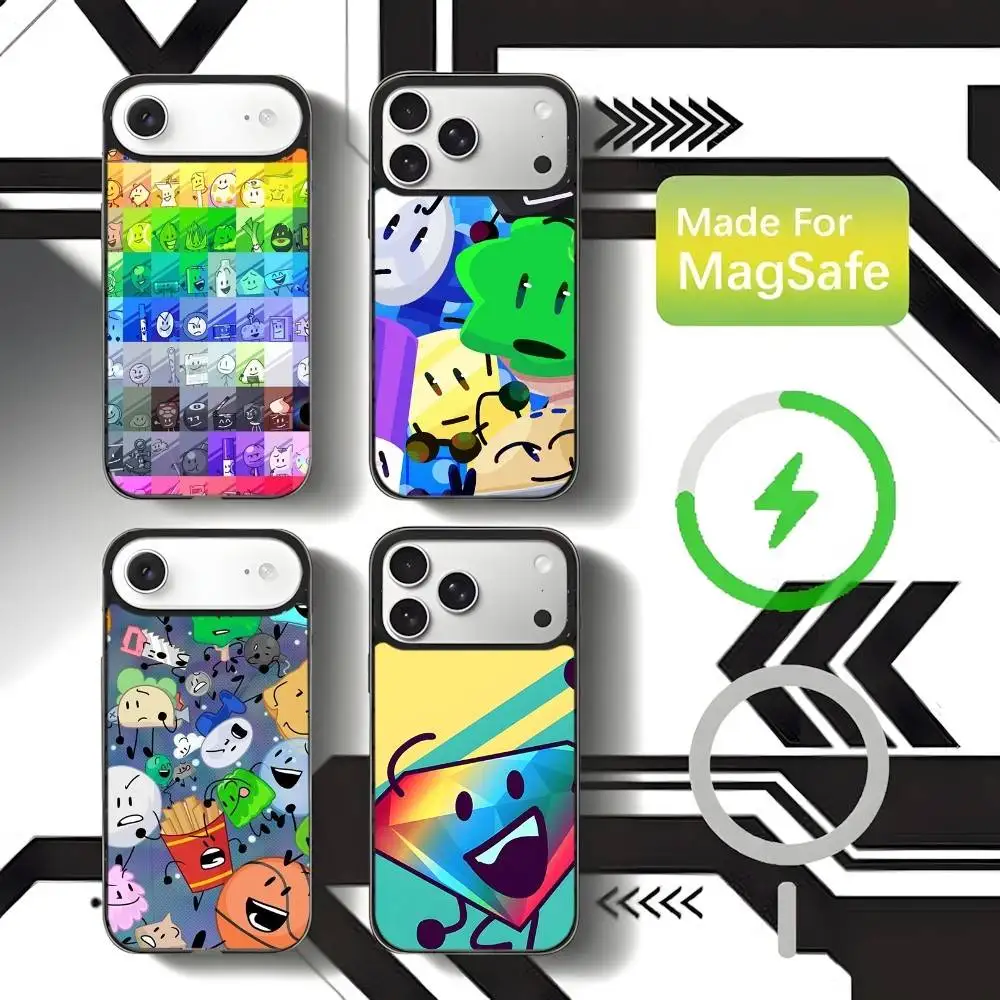 

Battle For Dream Island Phone Case For iPhone 17,16,15,14,13,12,11,Pro,Max,Plus,Mini,SE4,E Magnetic Magsafe Wireless Charging