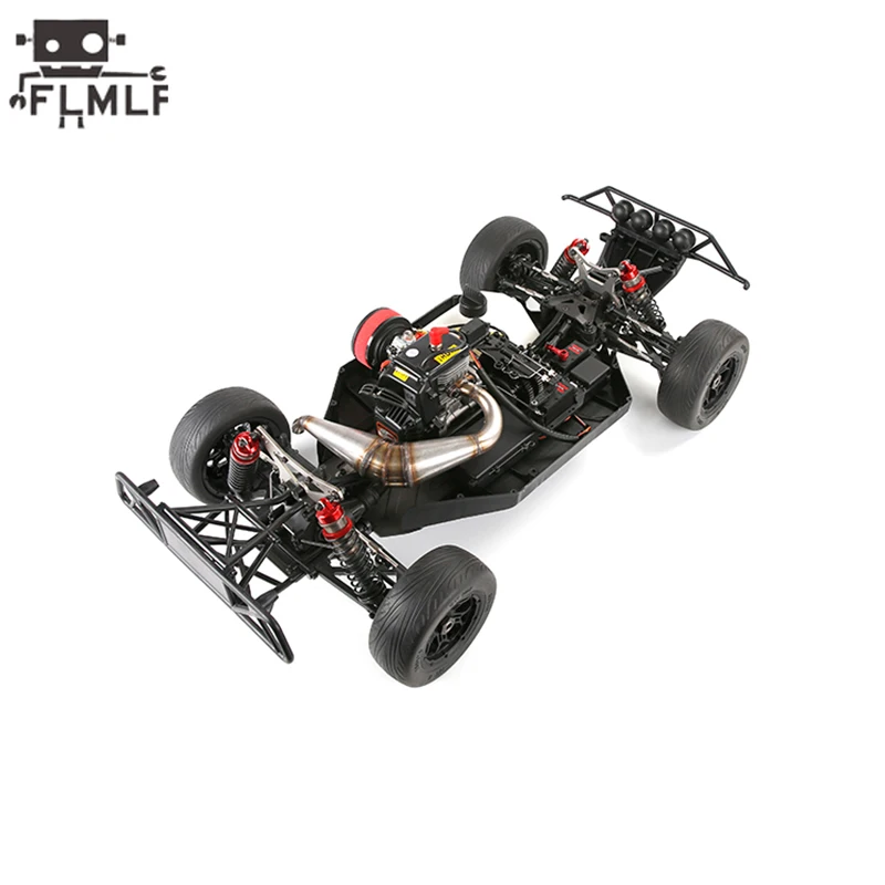 Rc Car Performance Tuned Pipe Exhausted Pipe / Size 320x180x60mm Fit 1/5 Losi 5ive-t Rofun Rovan LT KM X2 23cc~45cc Engine Parts