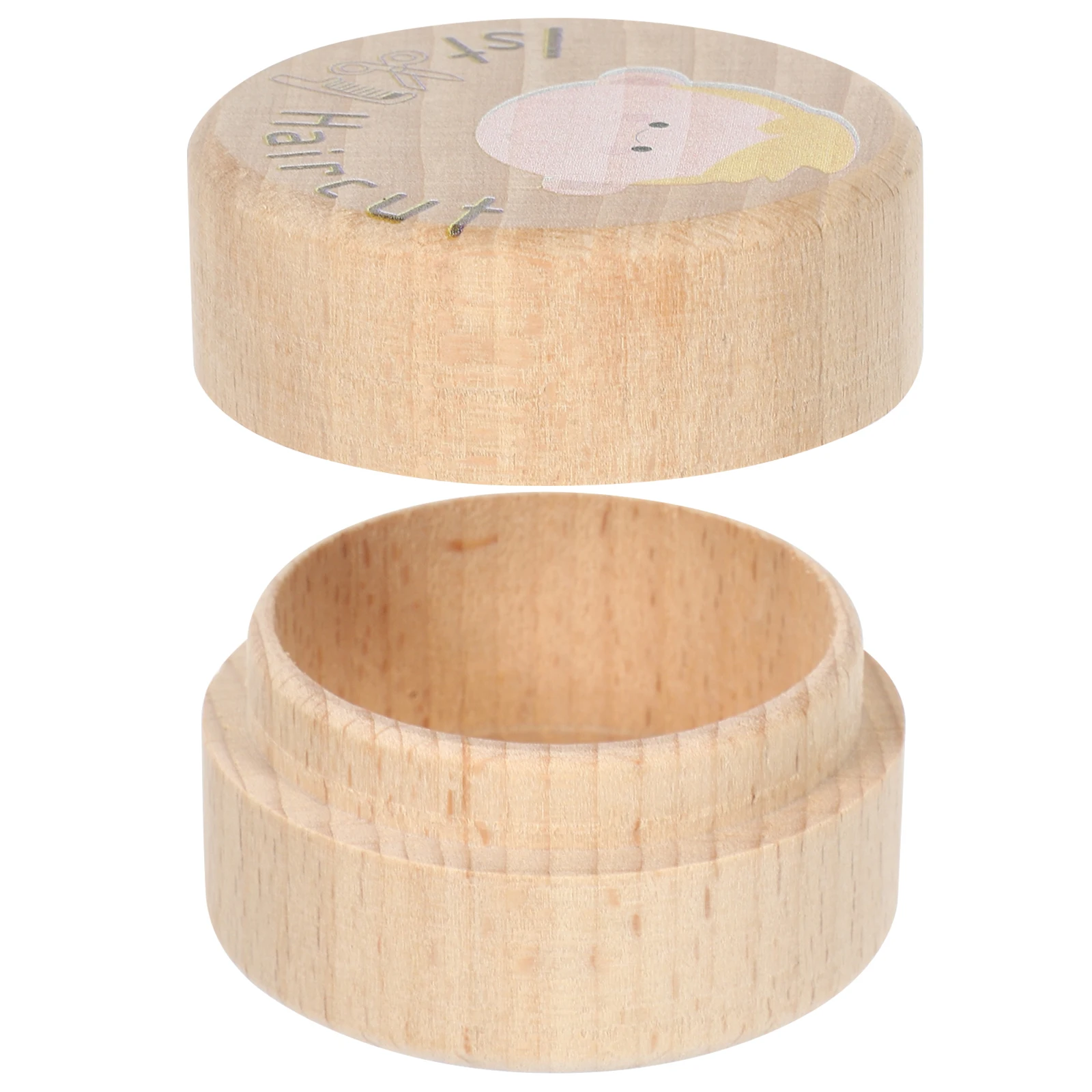 

Baby Hair Storage Boxes First Haircut Box Wooden Haircut Storage Holder Commemorative Boxes Haircut Container For Baby Boy Girls