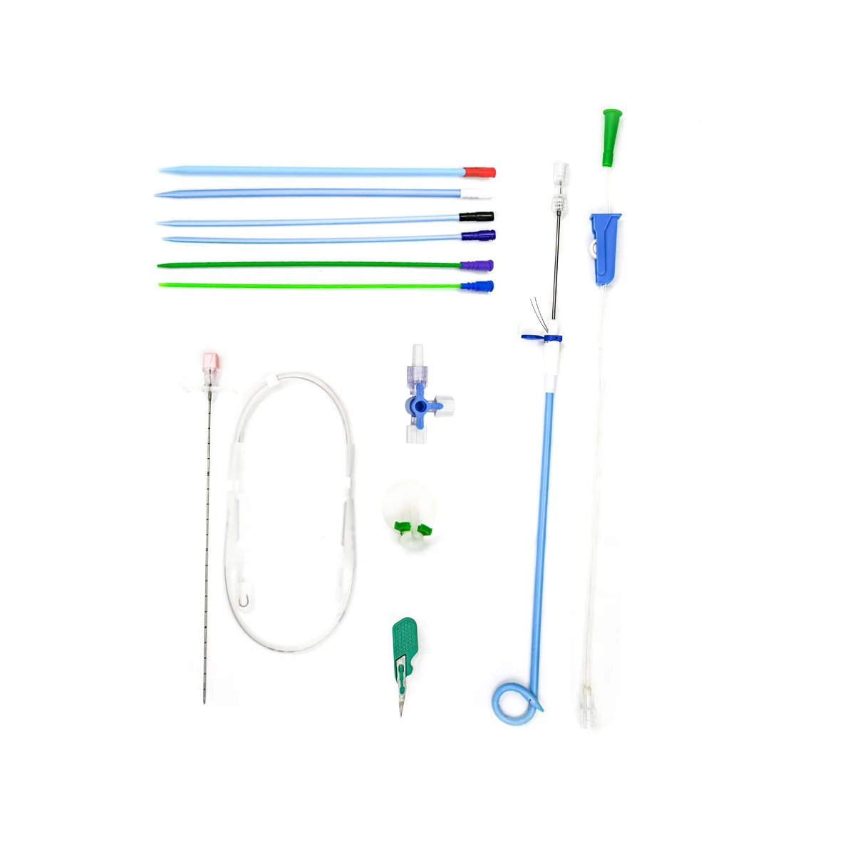 Pigtail Drainage Catheter with Guidewire Locking Mechanism Safe  Clinical Use