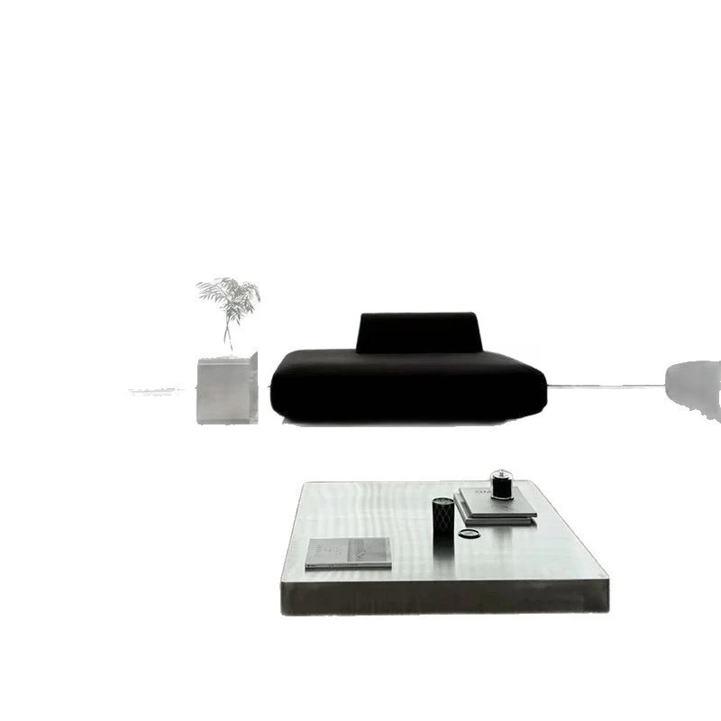 

Stainless steel metal coffee table small apartment living room light luxury household modern simple sofa side few large boards