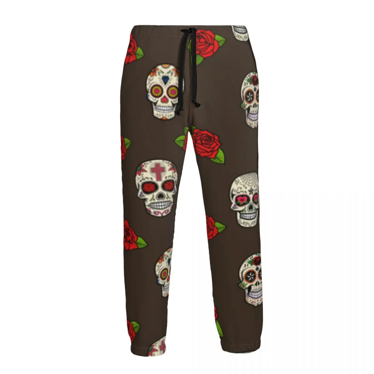 

Men Pants Sugar Skulls And Roses Male Trousers Fitness Sweatpants Streetwear