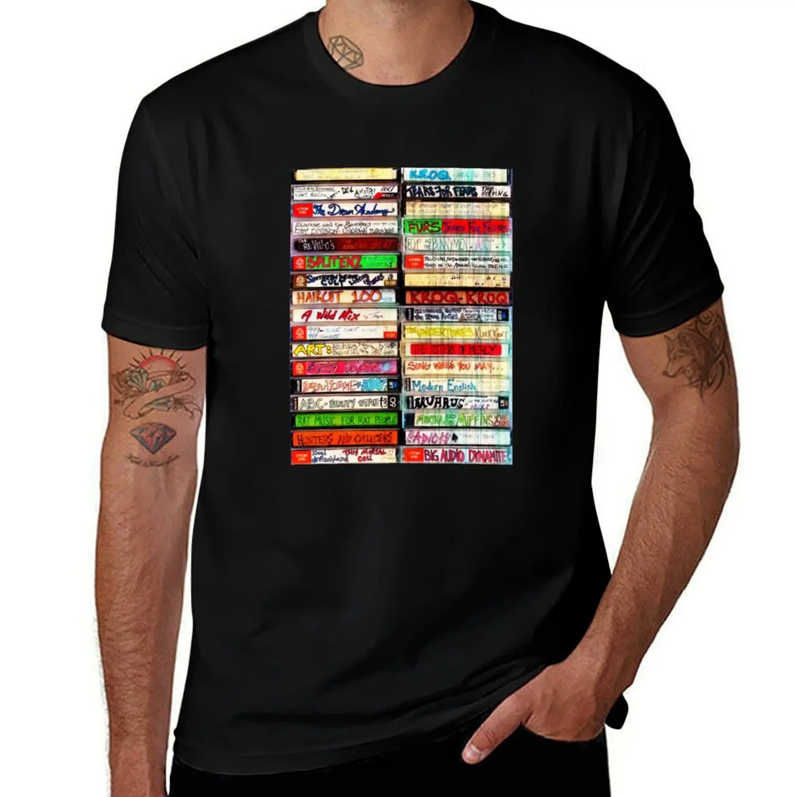 80s Mixtapes T-Shirt Summer Holiday Casual Tee