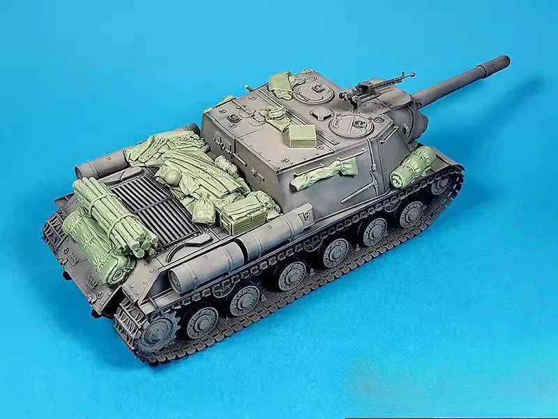 高品質 1:35 キャストレジンモデル戦車 ISU-152 アクセサリーパイルキット 未塗装