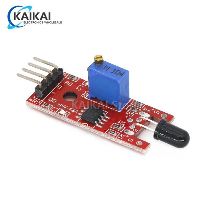 New 4PIN KY-026 Flame Sensor Module IR Sensor Detector Module Temperature Detecting Suitable