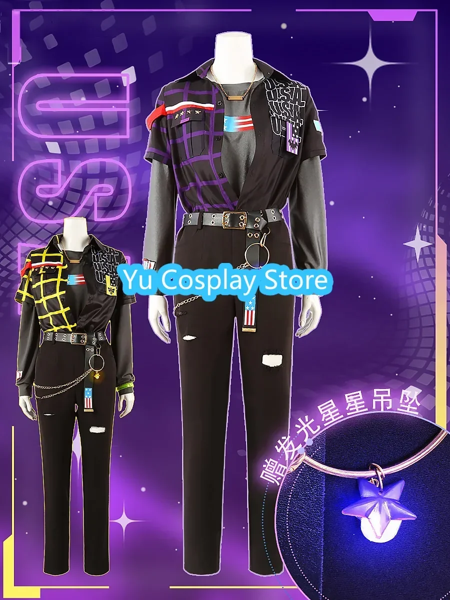 Game Ensemble Stars UNDEAD Crazy B Sakuma Rei Hakaze Kaoru Cosplay Costume Party Suits Halloween Carnival Uniforms Custom Made