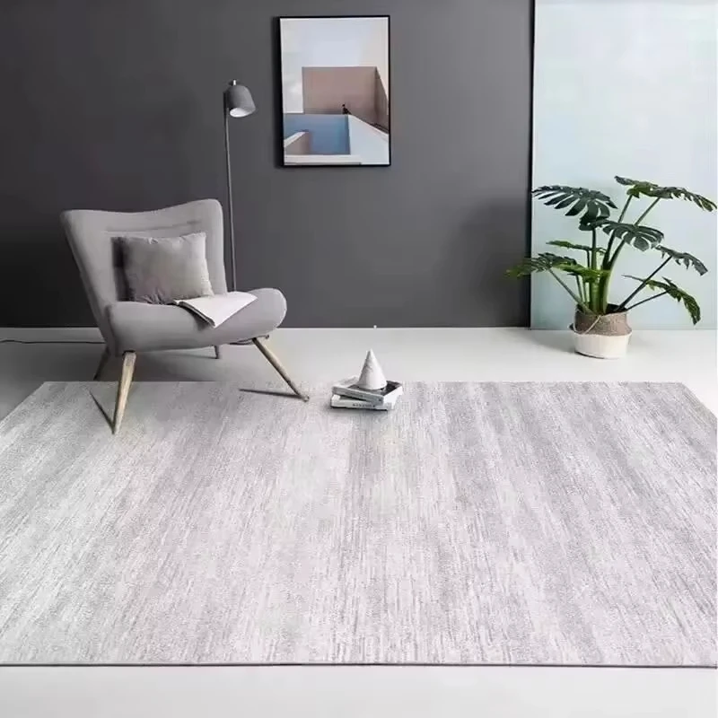 VIKAMA Simple Gray Crystal Velvet Sofa Cushion Bedroom Living Room Coffee Table Blanket Non-slip Wear-resistant