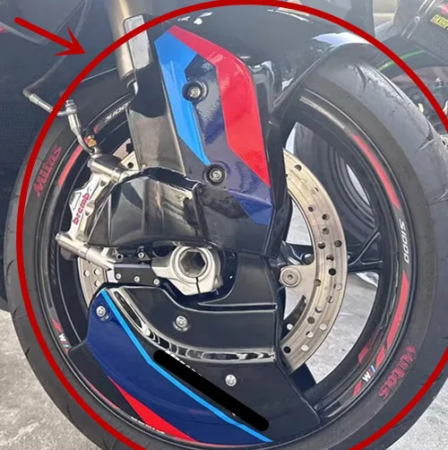 Voor BMW S1000R 2021-2025 S1000RR M1000RR 2025-2026 M1000R 2023 motorfiets nieuwe voorbumper, voorspatbord, remschijf cover kit