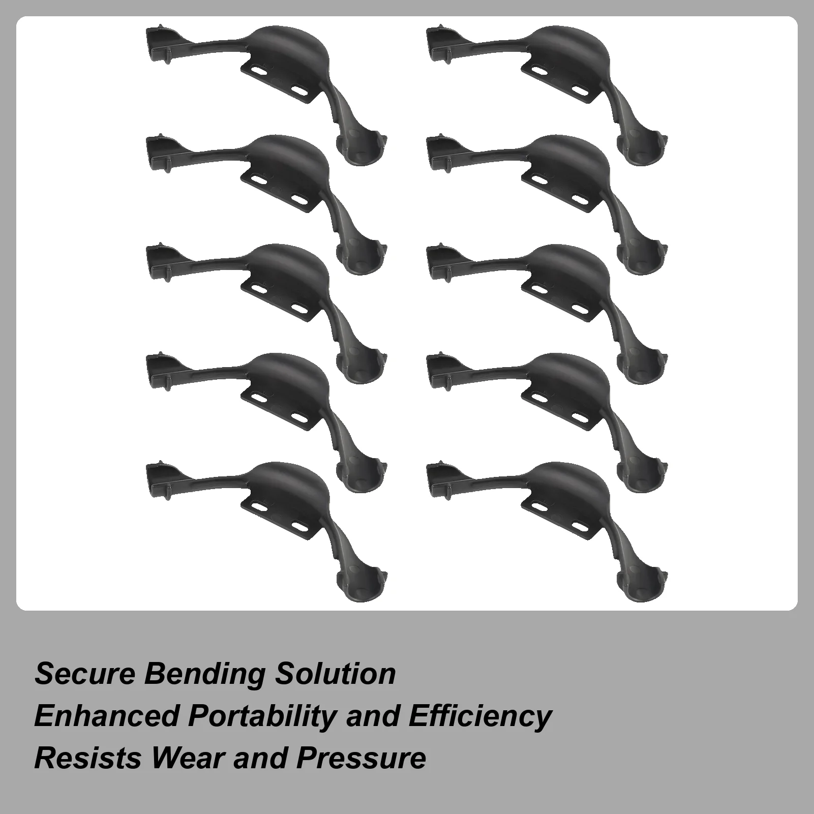 

10 шт. фитинг для трубогиба 3/4 дюйма и 1/2 дюйма, сжатие и износостойкость, алюминиево-пластик, фиксирующий зажим для трубогиба