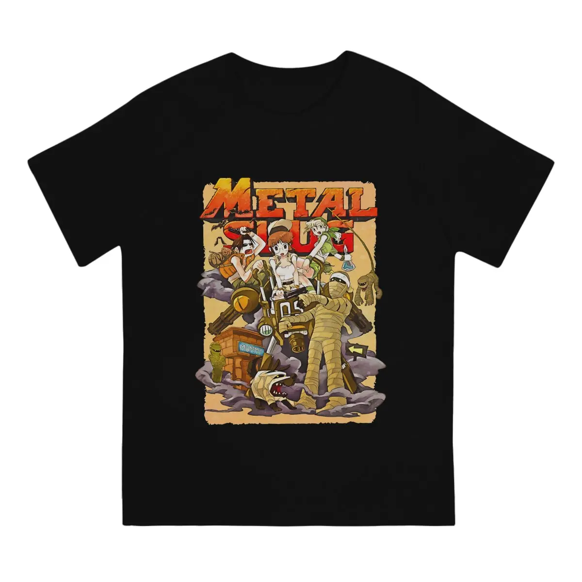 Metal Slug Game Legendary T Shirt Grunge Men Tees Summer Clothing Polyester Crewneck TShirt