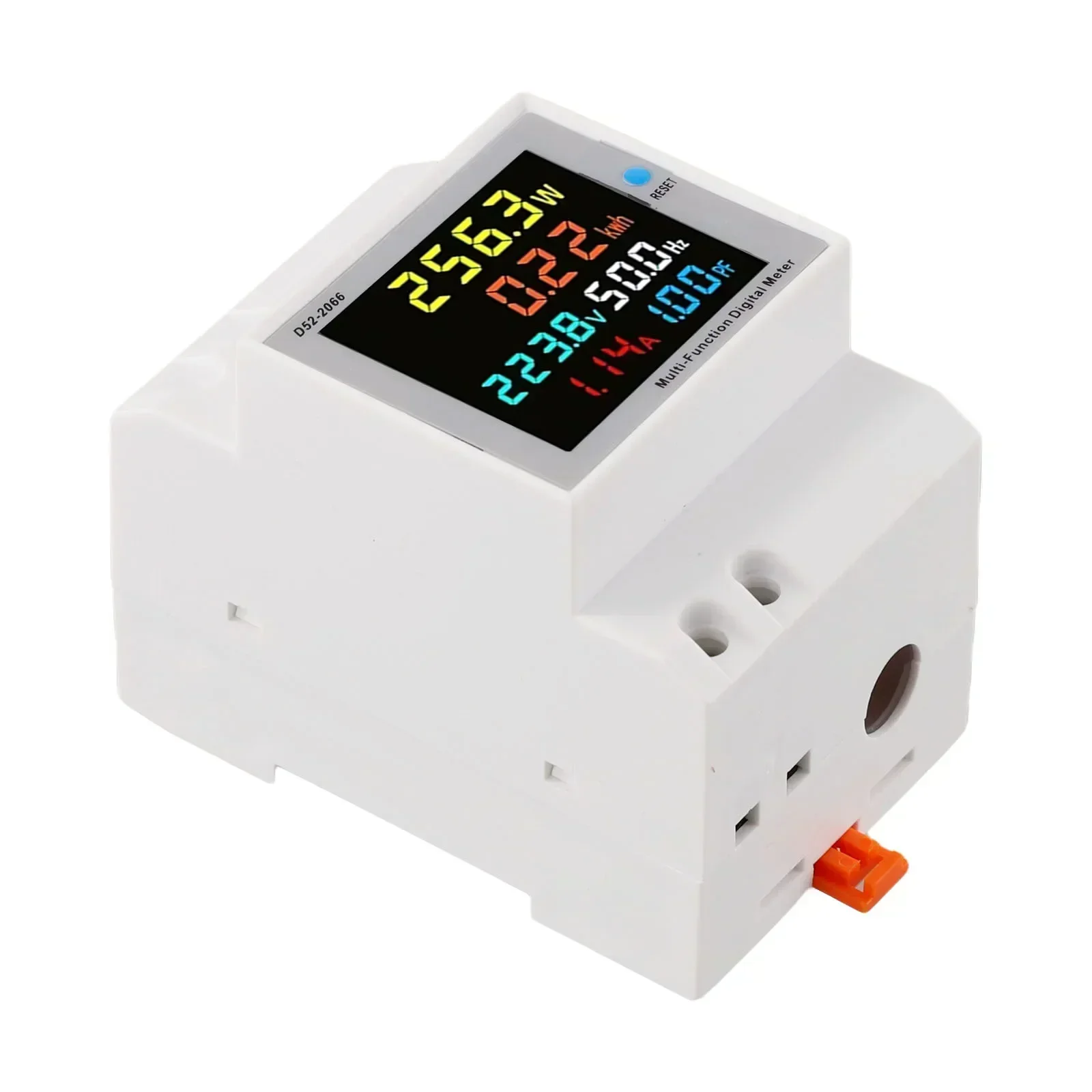 AC Voltage Monitor Digital Energy Meter For Electrical System Management 80*54*48mm LCD Display Wide Viewing Angle
